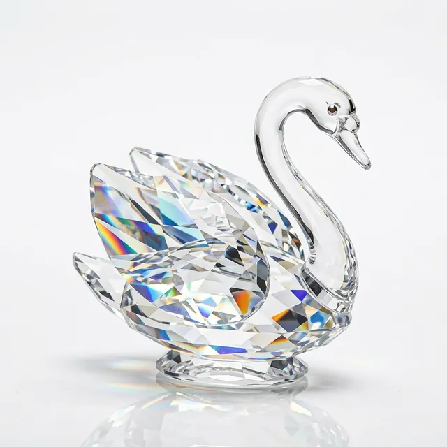 Iconic Swan Crystal Figurine