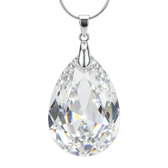 Crystal Teardrop Pendant