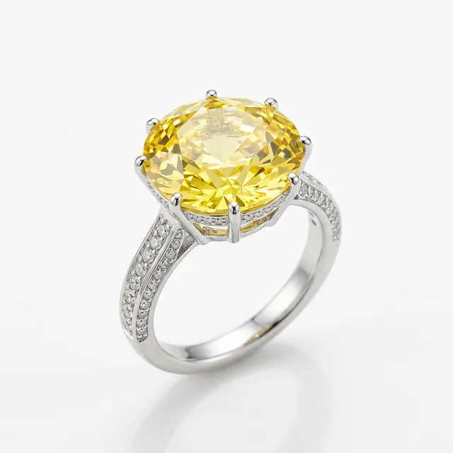 Fortune Yellow Topaz Ring
