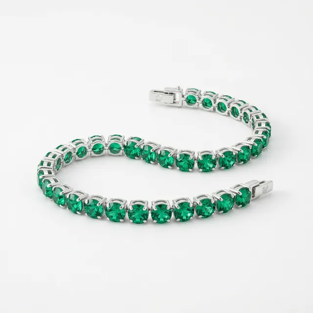 Fortune Emerald Tennis Bracelet