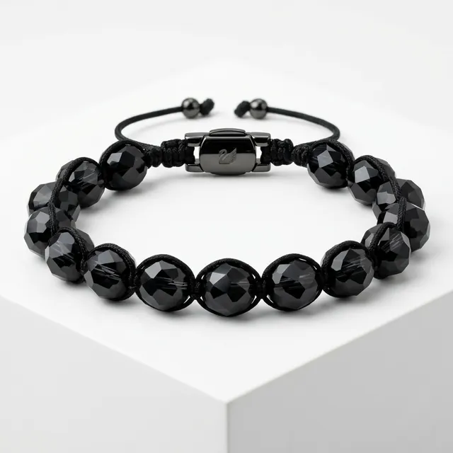 Fortune Black Crystal Bracelet