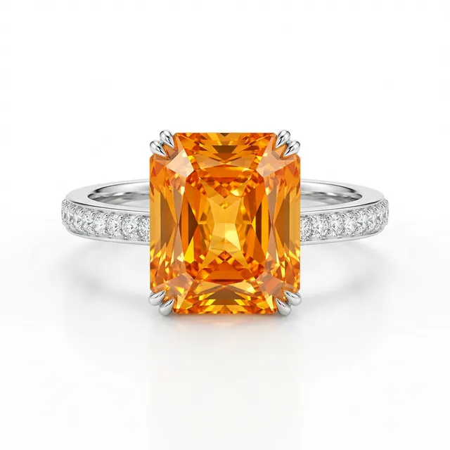 Fortune Orange Topaz Ring