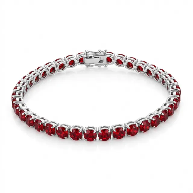 Fortune Red Tennis Bracelet