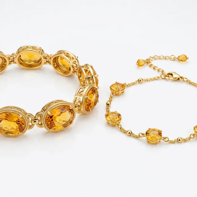 Fortune Yellow Crystal Bracelet