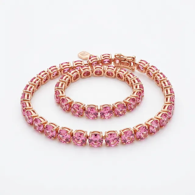 Fortune Pink Charm Bracelet