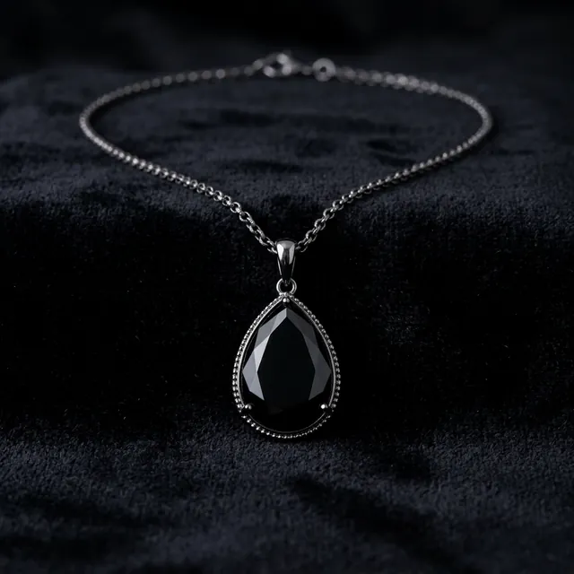 Fortune Black Crystal Pendant
