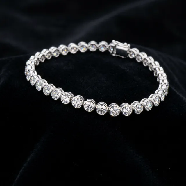 Fortune White Tennis Bracelet
