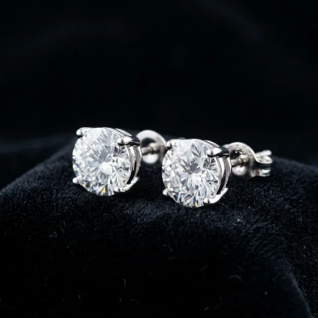 Fortune White Diamond Studs