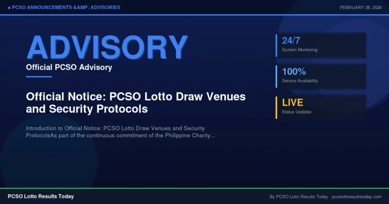 official-notice-pcso-lotto-draw-venues-and-security-protocols