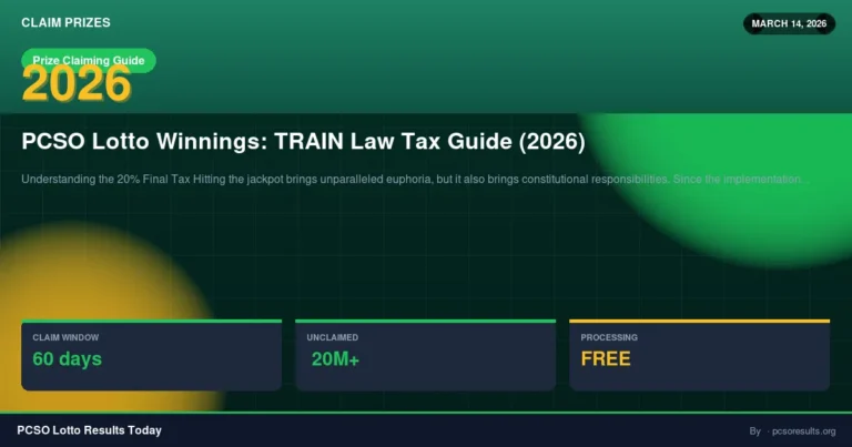 PCSO Lotto Winnings: TRAIN Law Tax Guide (2026)